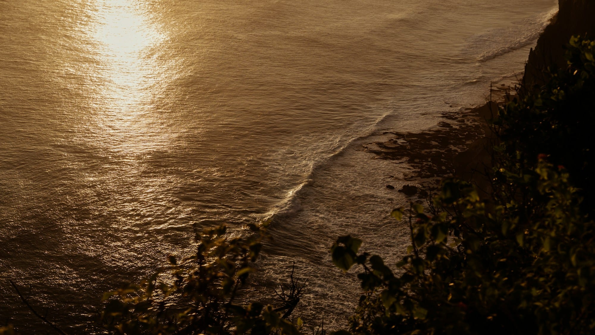 Uluwatu cliffs at golden hour, Bali